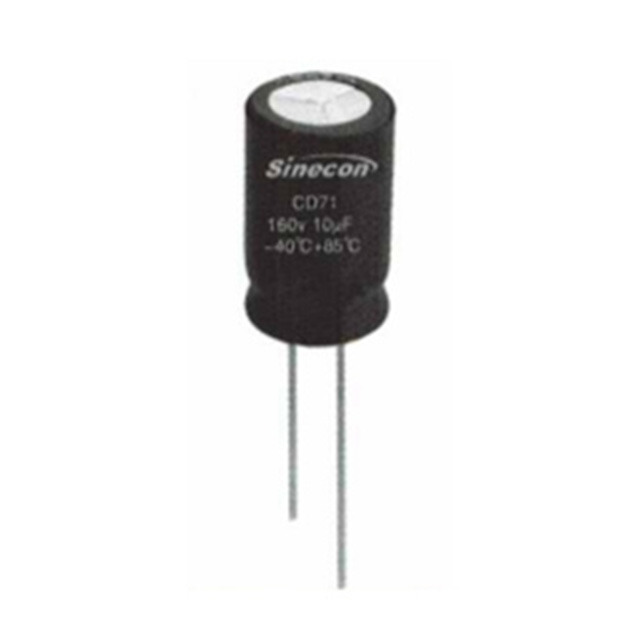 CD71H bipolar høy temperatur resistent spesiell radial aluminium elektrolytisk kondensator
