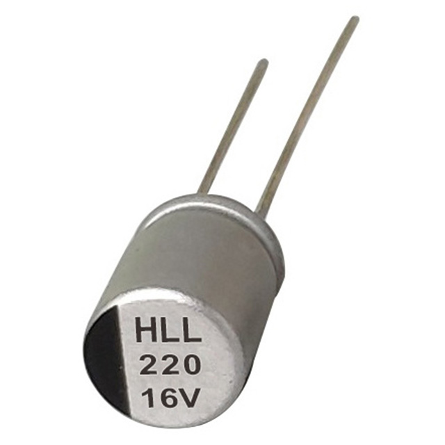 HLL høy krusning, lav ESR radial polymer aluminium elektrolytisk kondensator HLL høy krusning, lav ESR radial polymer aluminium elektrolytisk kondensator