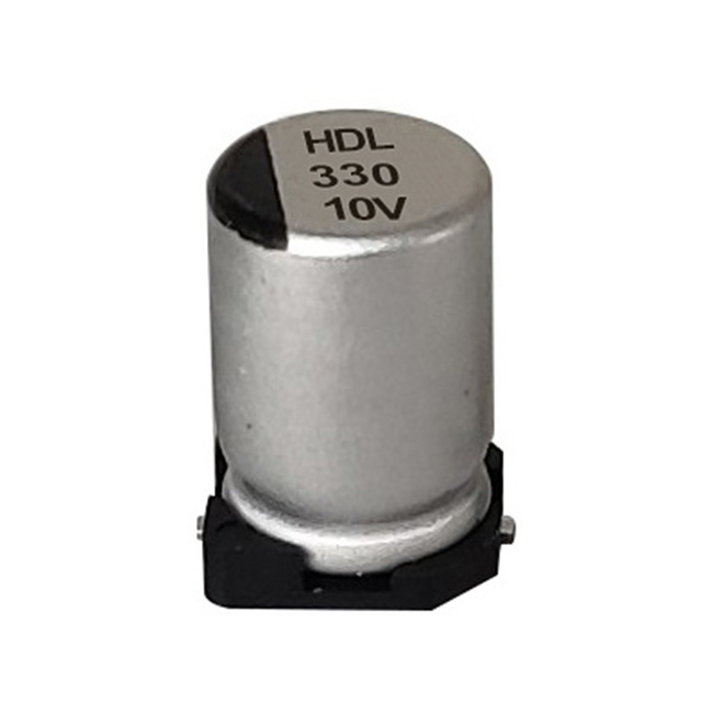 HDL høyfrekvens, lav ESR overflatefestepolymer aluminium elektrolytisk kondensator