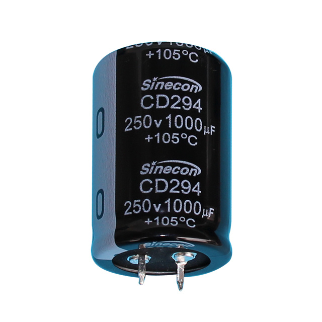 CD294 liten, lekkasjesikker snap-in aluminium elektrolytisk kondensator