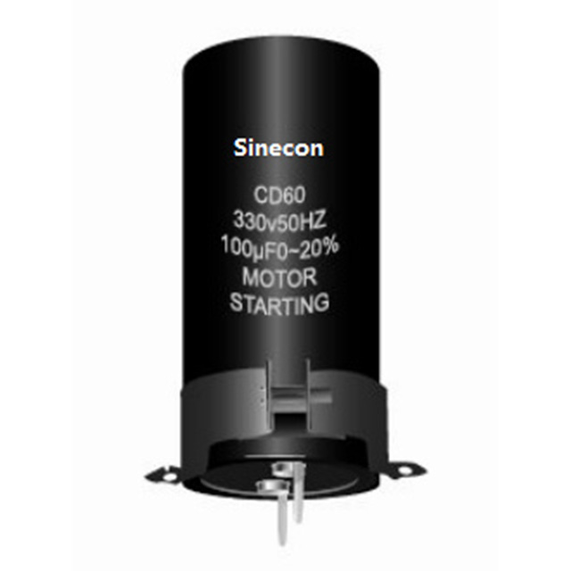 CD60 Standard skrue terminal aluminium elektrolytiske kondensatorer for motorstart